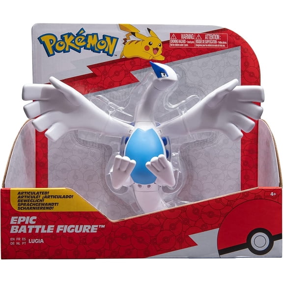 Pokémon Lugia 12-Inch Epic Battle Figure with Articulation & Stand