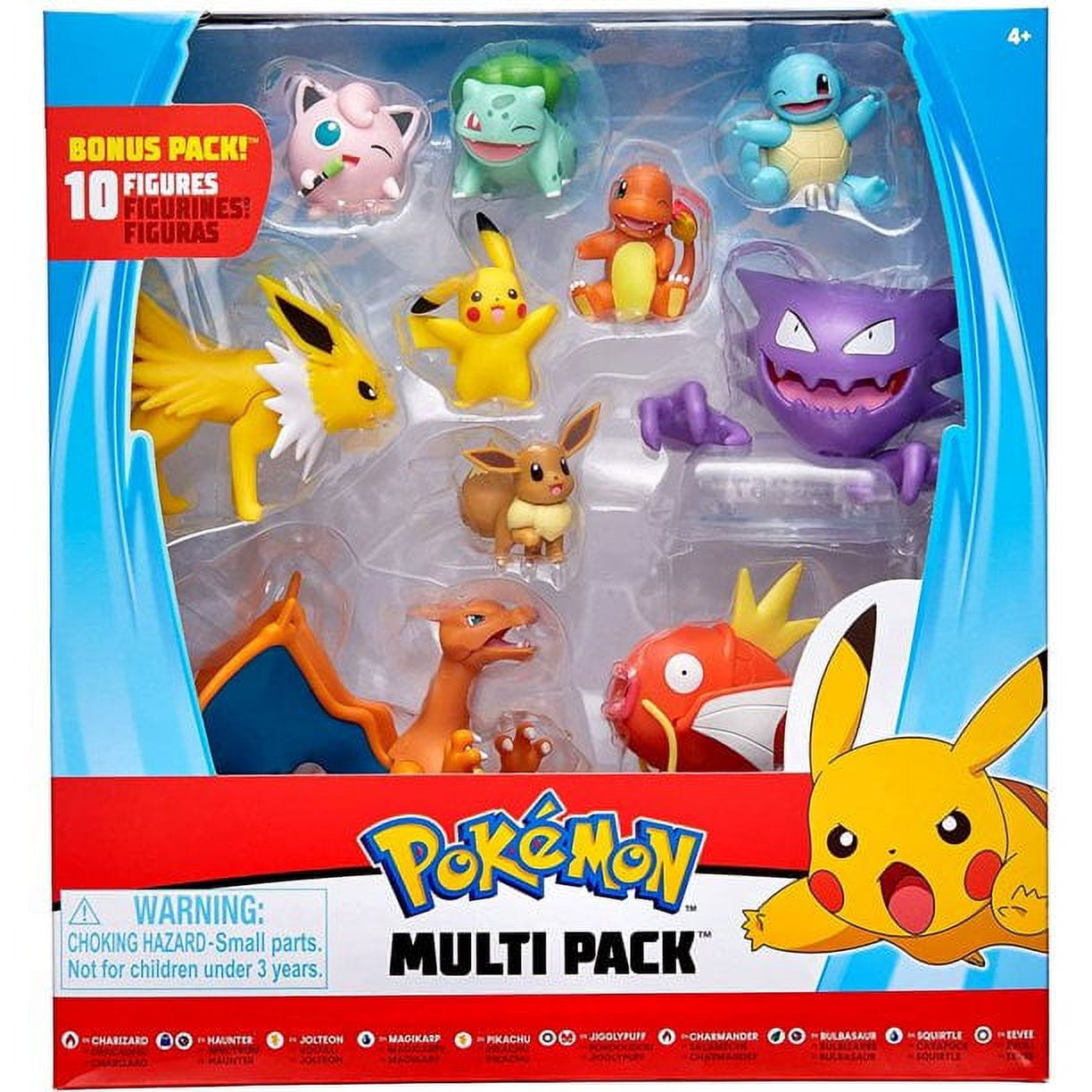 Pokemon 10 pezzi Action Figure Set di Wicked Cool Toys