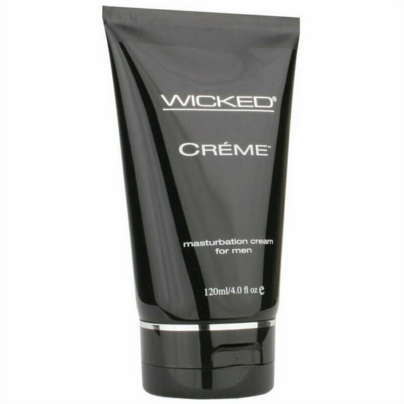 Wicked Creme Massage Cream, Coconut and Sweet Almond Oil-based Personal Lubricant Moisturizer