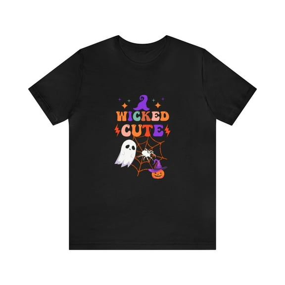 Wicked Cute Halloween Shirt Unisex in Black