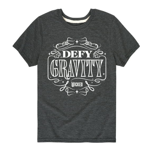 Wicked - Defy Gravity - Boys Toddler and Youth Short Sleeve Graphic Tee
