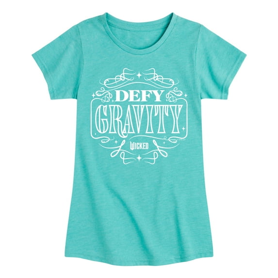 Wicked - Defy Gravity - Girls Toddler and Youth Fitted Short Sleeve Graphic Tee