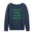 thumbnail image 1 of Wicked - Dont Hide Magic - Women's French Terry Pullover Sweatshirt, 1 of 4