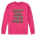thumbnail image 1 of Wicked - Dont Hide Your Magic - Men's Crew Fleece Sweatshirt, 1 of 3