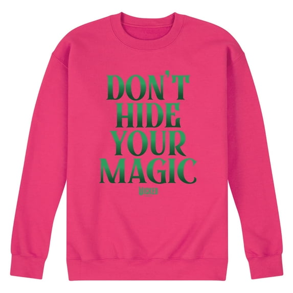 Wicked - Dont Hide Your Magic - Men's Crew Fleece Sweatshirt