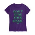 thumbnail image 1 of Wicked - Dont Hide Your Magic - Women's Fitted Graphic T-Shirt, 1 of 4