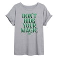 thumbnail image 1 of Wicked - Dont Hide Your Magic - Women's Oversized Graphic T-Shirt, 1 of 5