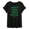 thumbnail image 1 of Wicked - Dont Hide Your Magic - Women's Oversized Graphic T-Shirt, 1 of 5