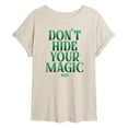 thumbnail image 1 of Wicked - Dont Hide Your Magic - Women's Oversized Graphic T-Shirt, 1 of 5