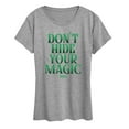 thumbnail image 1 of Wicked - Dont Hide Your Magic - Women's Short Sleeve Graphic T-Shirt, 1 of 5
