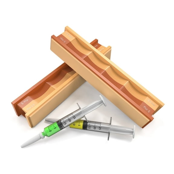 Wicked Edge 5/3.5 Micron Diamond Leather Strops and Stones Pack - WE053.5