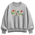 thumbnail image 1 of Wicked - Elphaba 2  - Ladies Oversized Fleece Crew Sweatshirt, 1 of 3