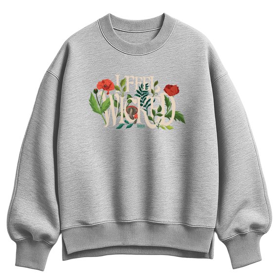 Wicked - Elphaba 2 - Ladies Oversized Fleece Crew Sweatshirt