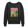 thumbnail image 1 of Wicked - Elphaba And Glinda Logo - Women's French Terry Pullover Sweatshirt, 1 of 4