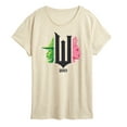 thumbnail image 1 of Wicked - Elphaba And Glinda Side Profile - Women's Short Sleeve Graphic T-Shirt, 1 of 5