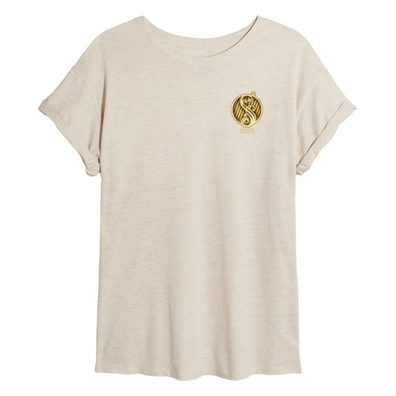 Wicked - Elphaba Badge - Women's Oversized Graphic T-shirt