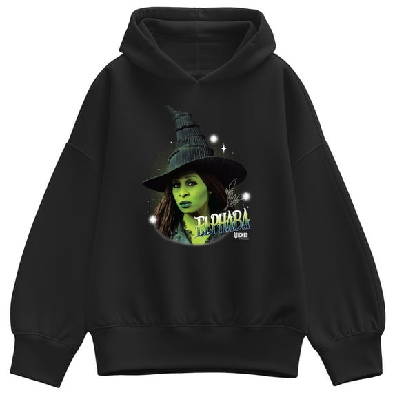 Wicked - Elphaba Bootleg Oversized Fleece Hoodie Sweatshirt