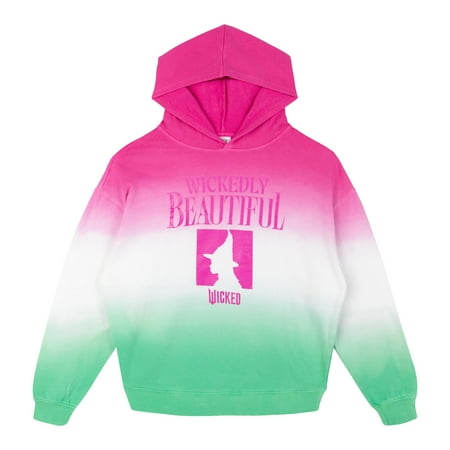 Wicked Elphaba Fleece Drop Shoulder Pullover Hoodie Adult