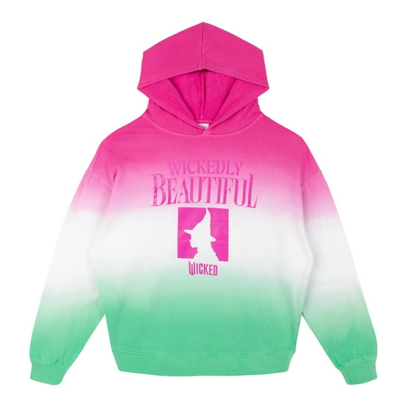 Wicked Elphaba Fleece Drop Shoulder Pullover Hoodie Adult