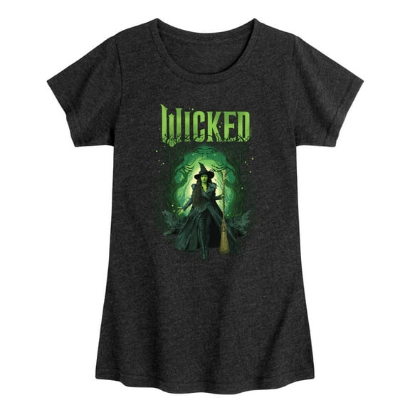 Wicked - Elphaba Forest - Youth Girls Short Sleeve T-Shirt
