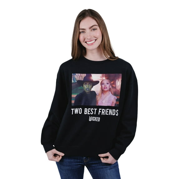 Wicked Elphaba Glinda Fleece Pullover Sweatshirt Adult