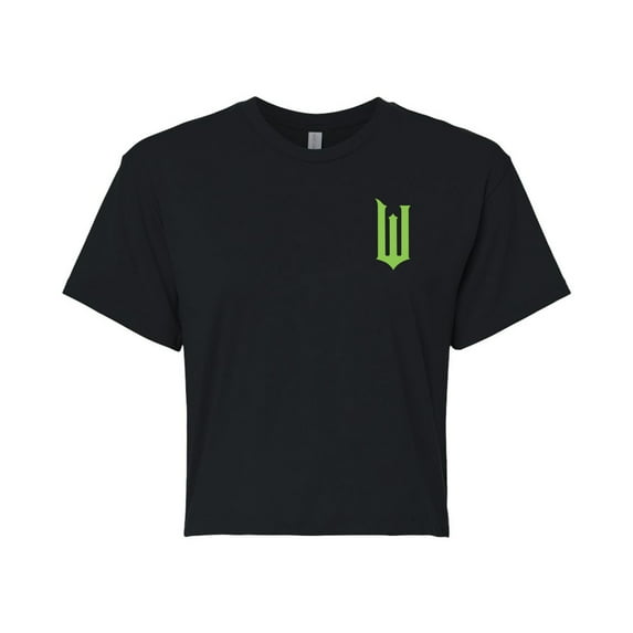 Wicked - Elphaba Gravity - Juniors Cropped Graphic T-Shirt