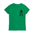 thumbnail image 1 of Wicked - Elphaba Hat And Shoes - Women's Fitted Graphic T-Shirt, 1 of 4
