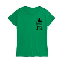 Wicked - Elphaba Hat And Shoes - Women's Fitted Graphic T-Shirt