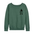 thumbnail image 1 of Wicked - Elphaba Hat And Shoes - Women's French Terry Pullover Sweatshirt, 1 of 5