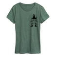 thumbnail image 1 of Wicked - Elphaba Hat And Shoes - Women's Short Sleeve Graphic T-Shirt, 1 of 5