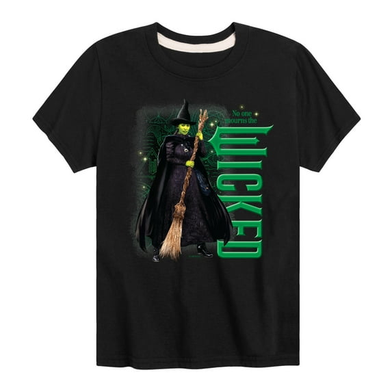 Wicked - Elphaba No One Mourns Wicked - Boys Toddler and Youth Short Sleeve Graphic Tee