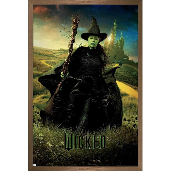 Wicked - Elphaba One Sheet Wall Poster, 22.375" x 34" Framed