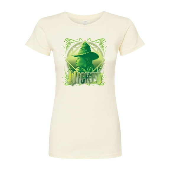 Wicked - Elphaba Portrait - Juniors Fitted Graphic T-Shirt