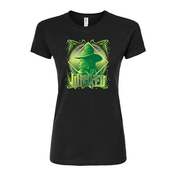 Wicked - Elphaba Portrait - Juniors Fitted Graphic T-Shirt