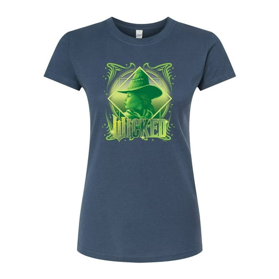 Wicked - Elphaba Portrait - Juniors Fitted Graphic T-Shirt