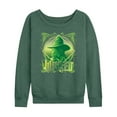 thumbnail image 1 of Wicked - Elphaba Portrait Logo - Women's French Terry Pullover Sweatshirt, 1 of 5