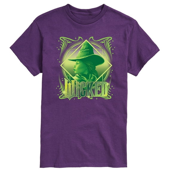 Wicked - Elphaba Portrait - Men's Short Sleeve Graphic T-Shirt