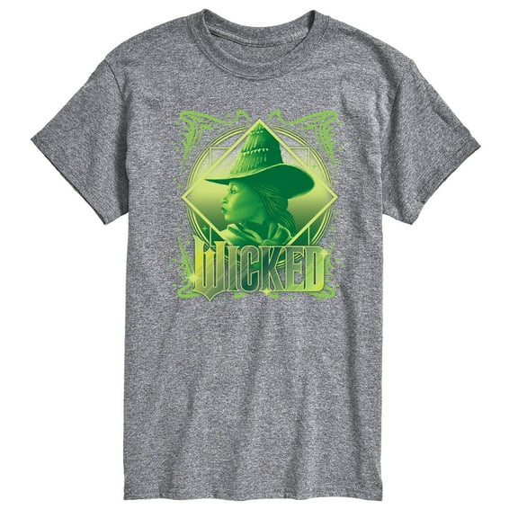 Wicked - Elphaba Portrait - Men's Short Sleeve Graphic T-Shirt