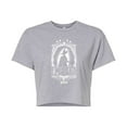thumbnail image 1 of Wicked - Elphaba Silhouette - Juniors Cropped Graphic T-Shirt, 1 of 5