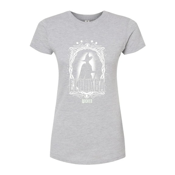 Wicked - Elphaba Silhouette - Juniors Fitted Graphic T-Shirt