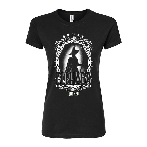 Wicked - Elphaba Silhouette - Juniors Fitted Graphic T-Shirt