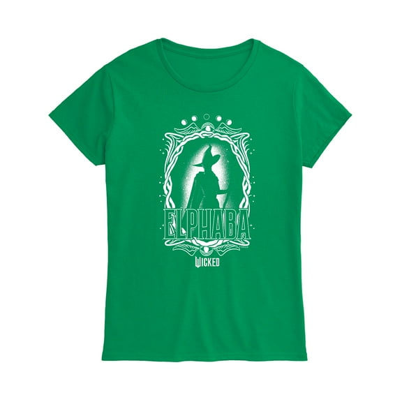 Wicked - Elphaba Silhouette - Women's Fitted Graphic T-Shirt