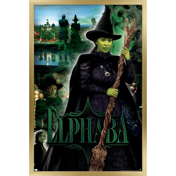 Wicked - Elphaba Wall Poster, 14.725" x 22.375" Framed