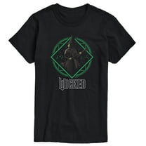 Wicked - Elphaba With Broomstick - Men's Short Sleeve Graphic T-Shirt