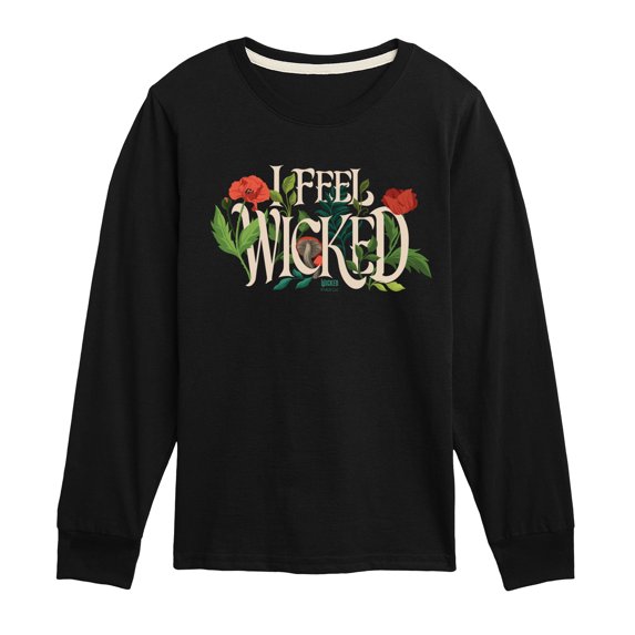 Wicked - Elphaba - Youth Long Sleeve Graphic T-Shirt