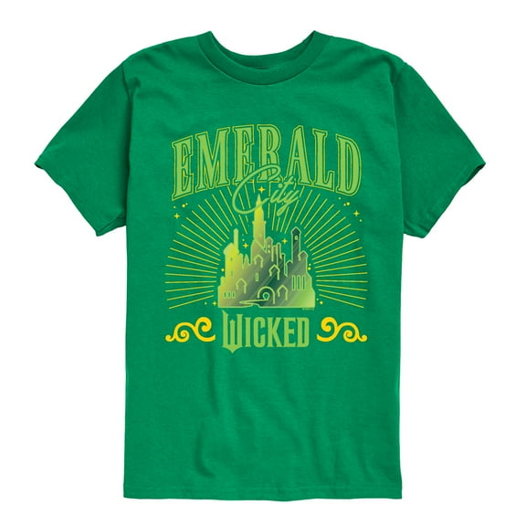 Wicked - Emerald City - Boys Toddler and Youth Short Sleeve Graphic Tee