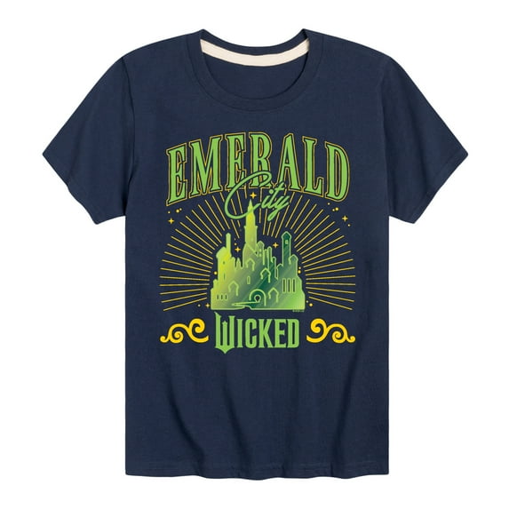 Wicked - Emerald City - Boys Toddler and Youth Short Sleeve Graphic Tee