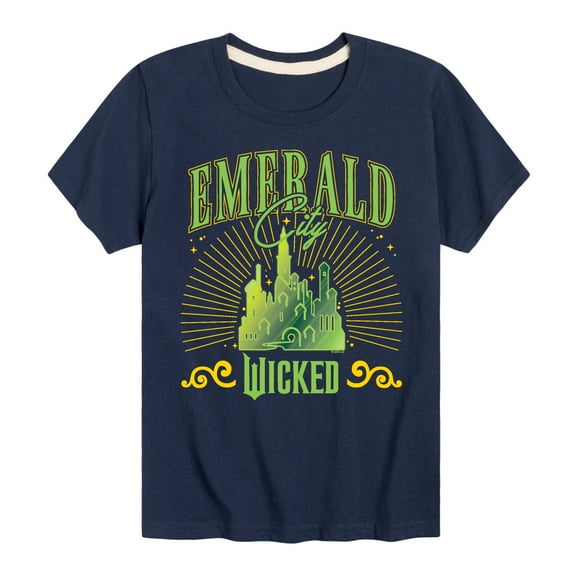 Wicked - Emerald City - Boys Toddler and Youth Short Sleeve Graphic Tee