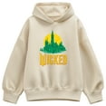 thumbnail image 1 of Wicked - Emerald City - Ladies Oversized Fleece Hoodie Sweatshirt, 1 of 3