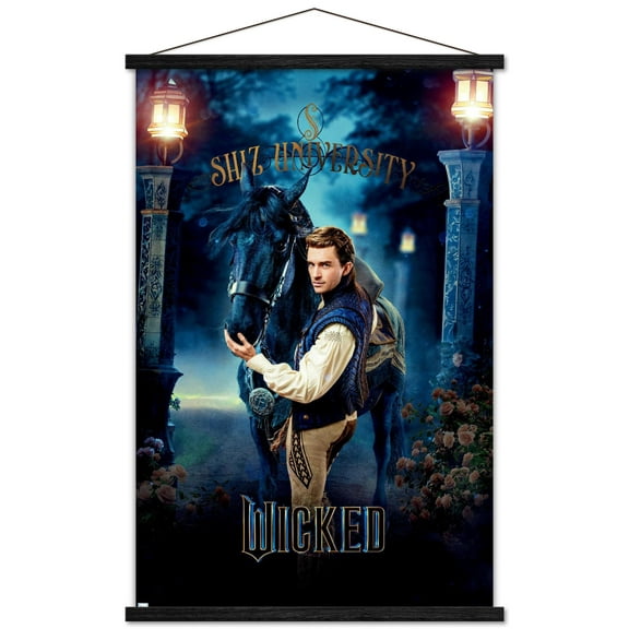Wicked - Fiyero One Sheet Wall Poster with Magnetic Frame, 22.375" x 34"